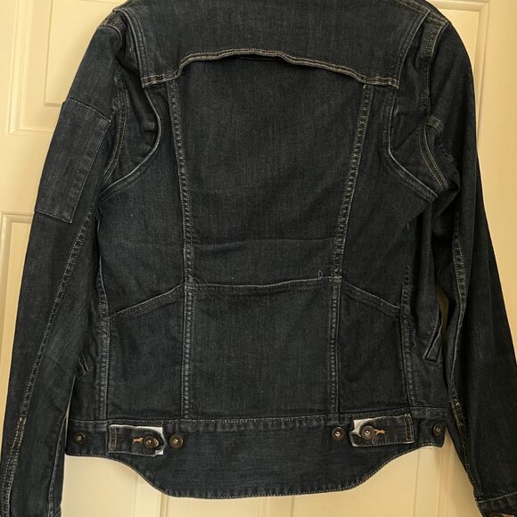 Levi's Dark Denim Trucker Jacket - Small Excellent Condition - Picture 8 of 8